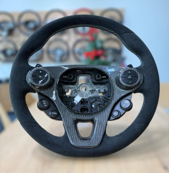 Smart 451 453 BRABUS Lenkrad Neu Beziehen Ar.804